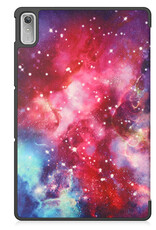 NoXx Hoesje Geschikt voor Lenovo Tab P11 (2e Gen) Hoesje Case Hard Cover Hoes Book Case Met Screenprotector - Galaxy