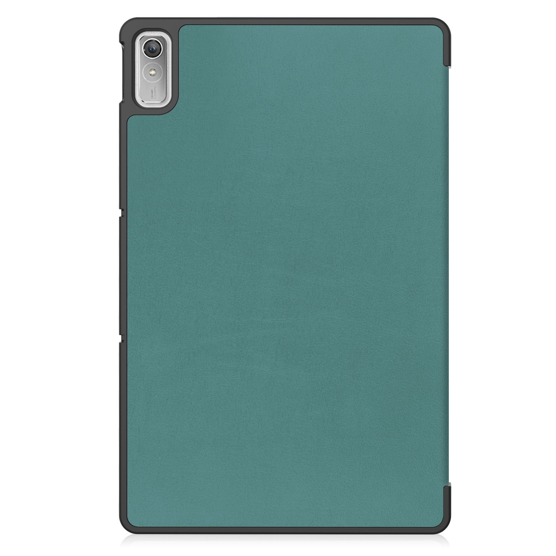 Nomfy Hoes Geschikt voor Lenovo Tab P11 (2e Gen) Hoes Tri-fold Tablet Hoesje Case Met Screenprotector - Hoesje Geschikt voor Lenovo Tab P11 (2nd Gen) Hoesje Hardcover Bookcase - Donkergroen