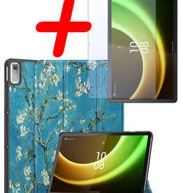 BASEY. BASEY. Lenovo Tab P11 (2e Gen) Hoes Met Screenprotector - Bloesem