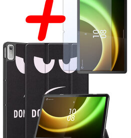 BASEY. BASEY. Lenovo Tab P11 (2e Gen) Hoes Met Screenprotector - Don't Touch Me