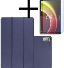 NoXx NoXx Lenovo Tab P11 (2e Gen) Hoes Met Screenprotector - Donkerblauw