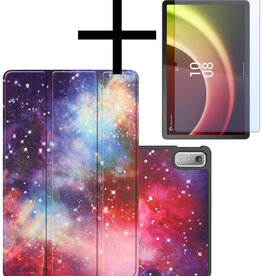 NoXx NoXx Lenovo Tab P11 (2e Gen) Hoes Met Screenprotector - Galaxy