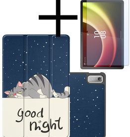 NoXx NoXx Lenovo Tab P11 (2e Gen) Hoes Met Screenprotector - Kat