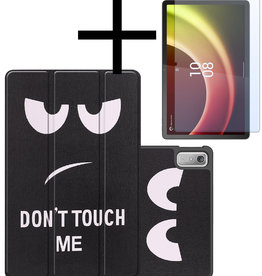 NoXx NoXx Lenovo Tab P11 (2e Gen) Hoes Met Screenprotector - Don't Touch Me