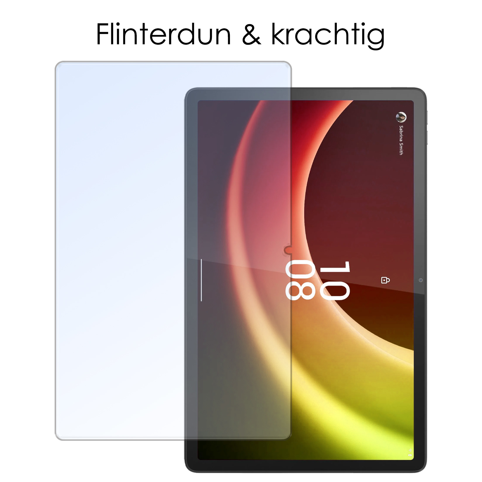 NoXx Hoesje Geschikt voor Lenovo Tab P11 (2e Gen) Hoesje Case Hard Cover Hoes Book Case Met Screenprotector - Don't Touch Me