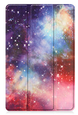 Nomfy Hoes Geschikt voor Lenovo Tab P11 (2e Gen) Hoes Tri-fold Tablet Hoesje Case - Hoesje Geschikt voor Lenovo Tab P11 (2nd Gen) Hoesje Hardcover Bookcase - Galaxy