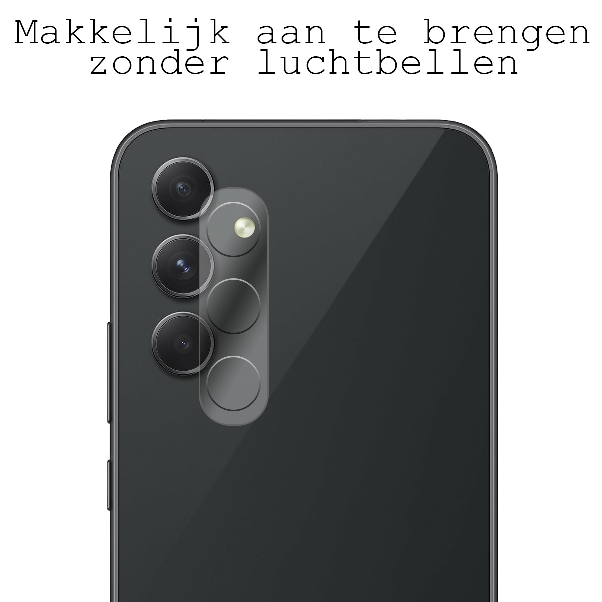 BASEY. Screenprotector Geschikt voor Samsung A14 Camera Screenprotector Tempered Glass Beschermglas Camera - Screenprotector Geschikt voor Samsung Galaxy A14 Camera Screen Protector - 3 Stuks
