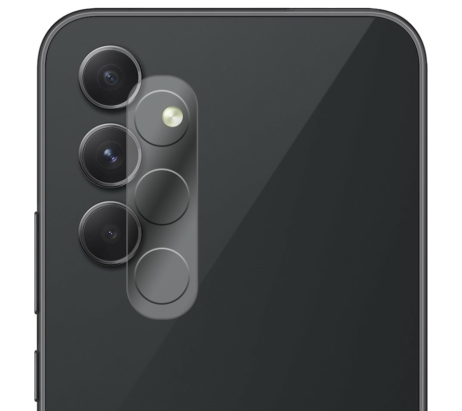 Nomfy Screenprotector Geschikt voor Samsung A54 Camera Screen Protector Beschermglas - Screenprotector Geschikt voor Samsung Galaxy A54 Camera Screenprotector Tempered Glass