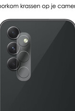 NoXx Screenprotector Geschikt voor Samsung A14 Camera Screenprotector Gehard Glas - Screenprotector Geschikt voor Samsung Galaxy A14 Screenprotector Camera Tempered Glass