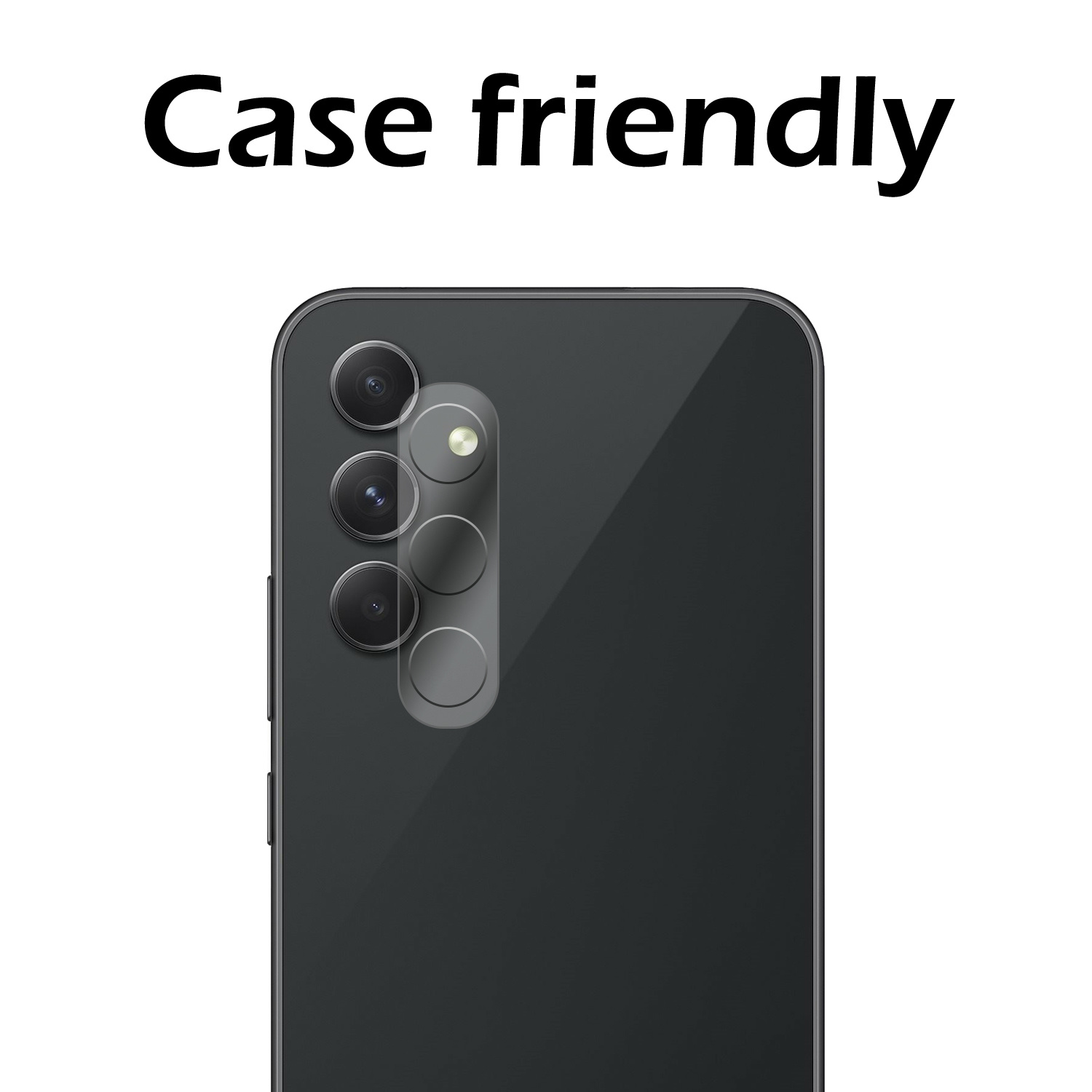 Nomfy Screenprotector Geschikt voor Samsung A14 Camera Screen Protector Beschermglas - Screenprotector Geschikt voor Samsung Galaxy A14 Camera Screenprotector Tempered Glass