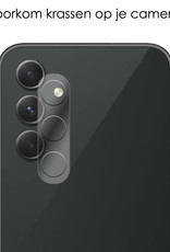 NoXx Screenprotector Geschikt voor Samsung A34 Camera Screenprotector Gehard Glas - Screenprotector Geschikt voor Samsung Galaxy A34 Screenprotector Camera Tempered Glass - 3x