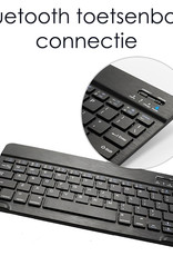 NoXx NoXx iPad Pro 11 inch (2022) Toetsenbordhoes Met Screenprotector - Zwart