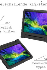 BASEY. BASEY. iPad Pro 11 inch (2020) Kinderhoes Met 2x Screenprotector - Zwart