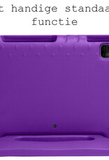 BASEY. BASEY. iPad Pro 11 inch (2021) Kinderhoes Met Screenprotector - Paars