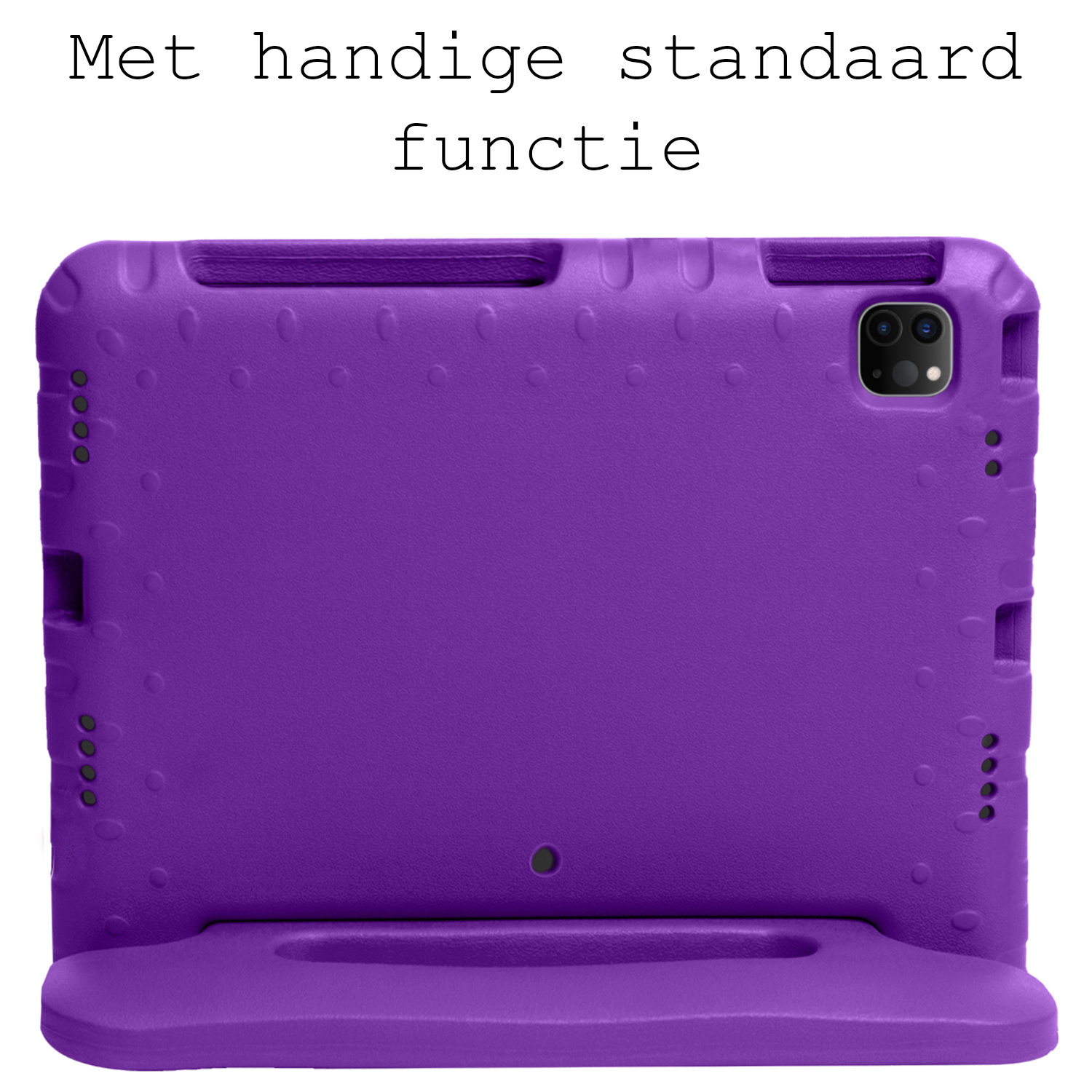 BASEY. BASEY. iPad Pro 11 inch (2021) Kinderhoes Met Screenprotector - Paars