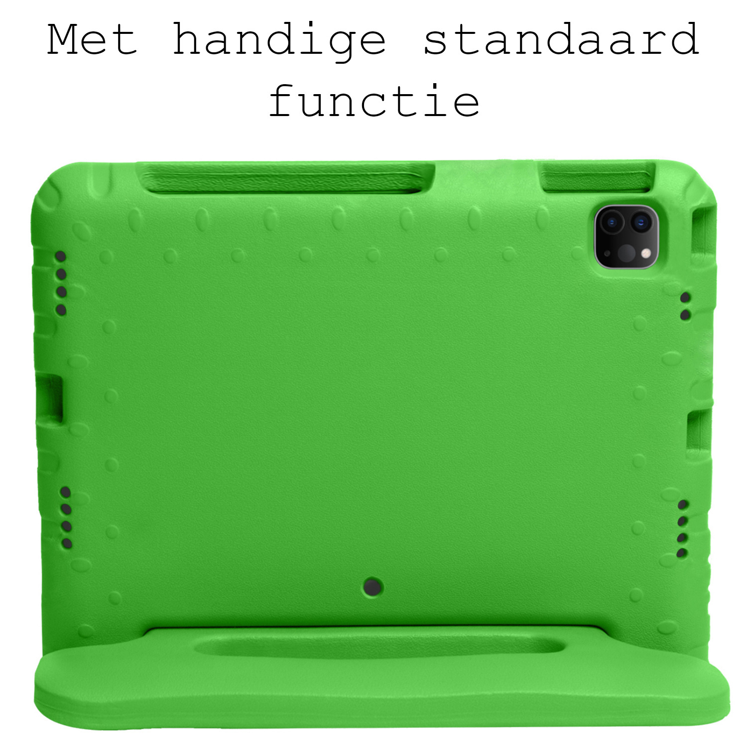 NoXx NoXx iPad Pro 11 inch (2022) Kinderhoes Met Screenprotector - Groen
