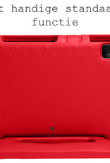 NoXx NoXx iPad Pro 11 inch (2022) Kinderhoes Met Screenprotector - Rood