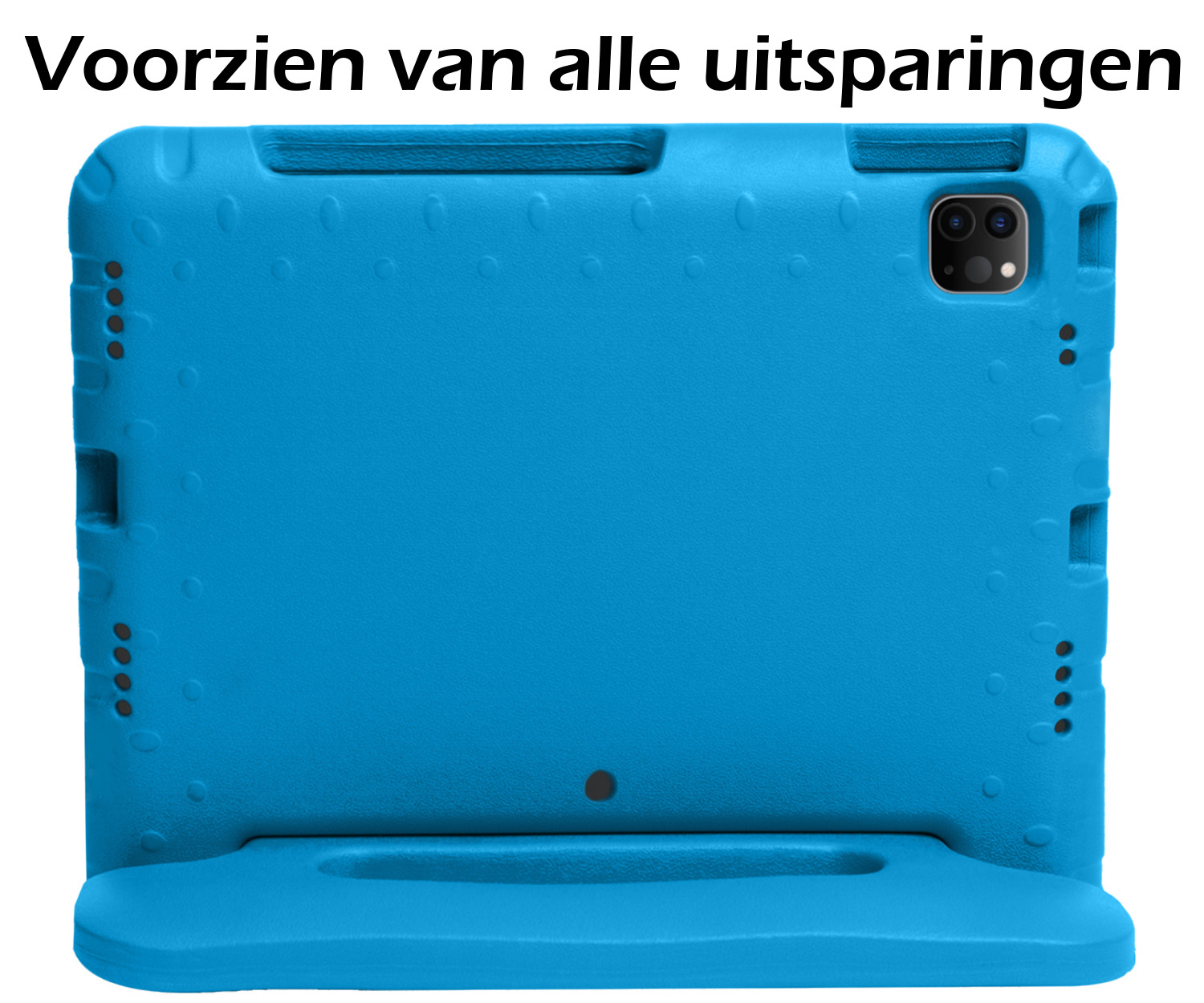 Nomfy Nomfy iPad Pro 11 inch (2021) Kinderhoes Met 2x Screenprotector - Lichtblauw