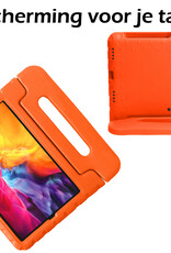 Nomfy Nomfy iPad Pro 11 inch (2021) Kinderhoes Met 2x Screenprotector - Oranje