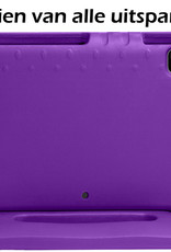 Nomfy Nomfy iPad Pro 11 inch (2021) Kinderhoes Met 2x Screenprotector - Paars
