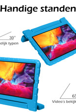 Nomfy Nomfy iPad Pro 11 inch (2022) Kinderhoes Met Screenprotector - Lichtblauw