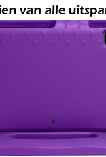 Nomfy Nomfy iPad Pro 11 inch (2022) Kinderhoes Met Screenprotector - Paars