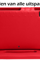 Nomfy Nomfy iPad Pro 11 inch (2022) Kinderhoes Met 2x Screenprotector - Rood