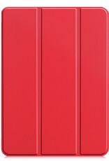 BASEY. BASEY. iPad Pro 11 inch (2022) Hoesje Met Screenprotector - Rood