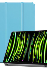 Nomfy Nomfy iPad Pro 11 inch (2022) Hoesje Met Screenprotector - Lichtblauw