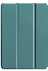 BASEY. BASEY. iPad Pro 12.9 inch (2022) Hoesje Met Screenprotector - Donkergroen