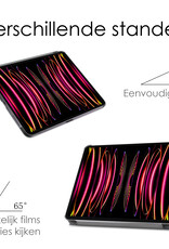 NoXx NoXx iPad Pro 12.9 inch (2022) Hoesje Met Screenprotector - Donkerblauw