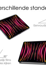 NoXx NoXx iPad Pro 12.9 inch (2022) Hoesje Met Screenprotector - Rose Goud