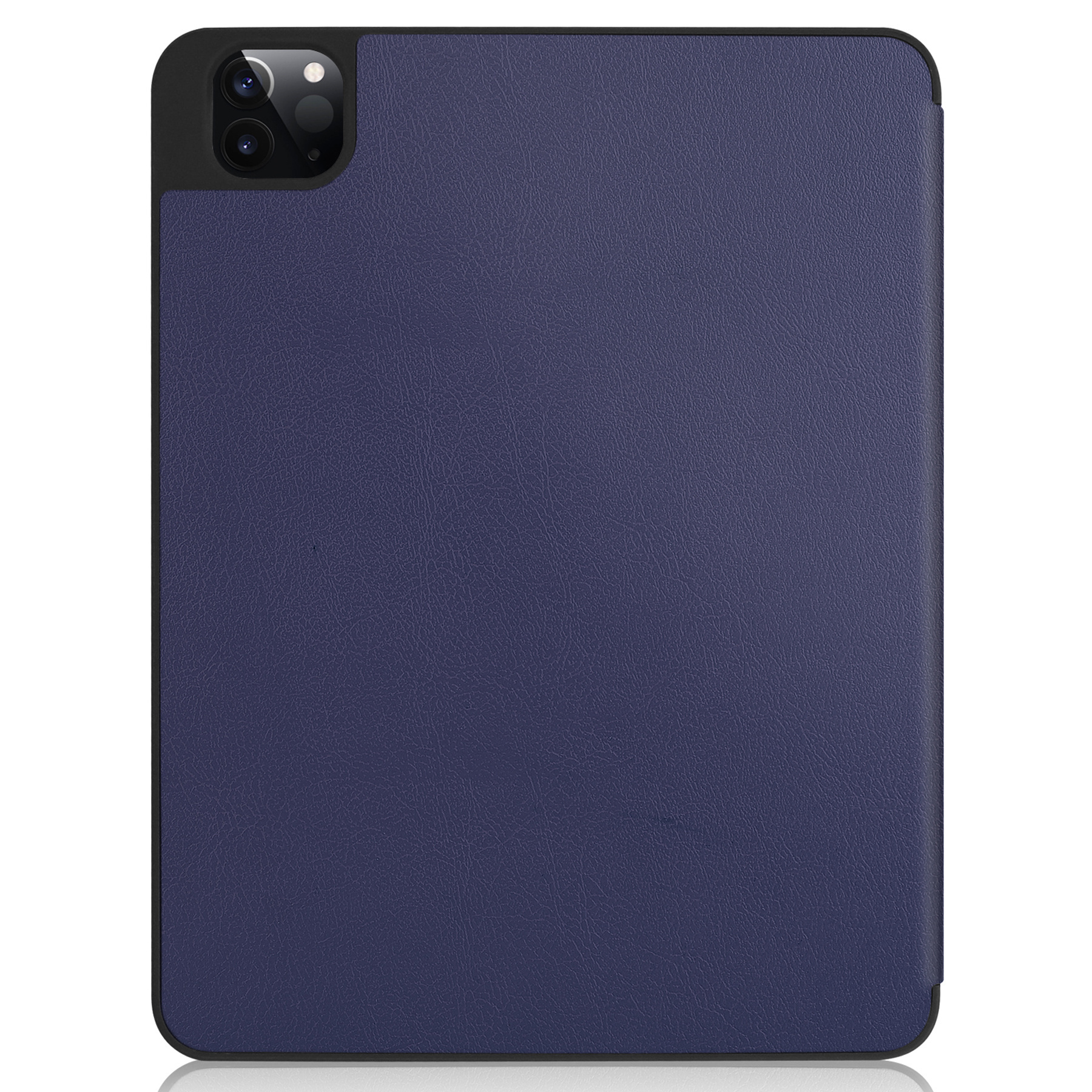 NoXx NoXx iPad Pro 12.9 inch (2022) Hoesje Met Apple Pencilhouder Met Screenprotector - Donkerblauw