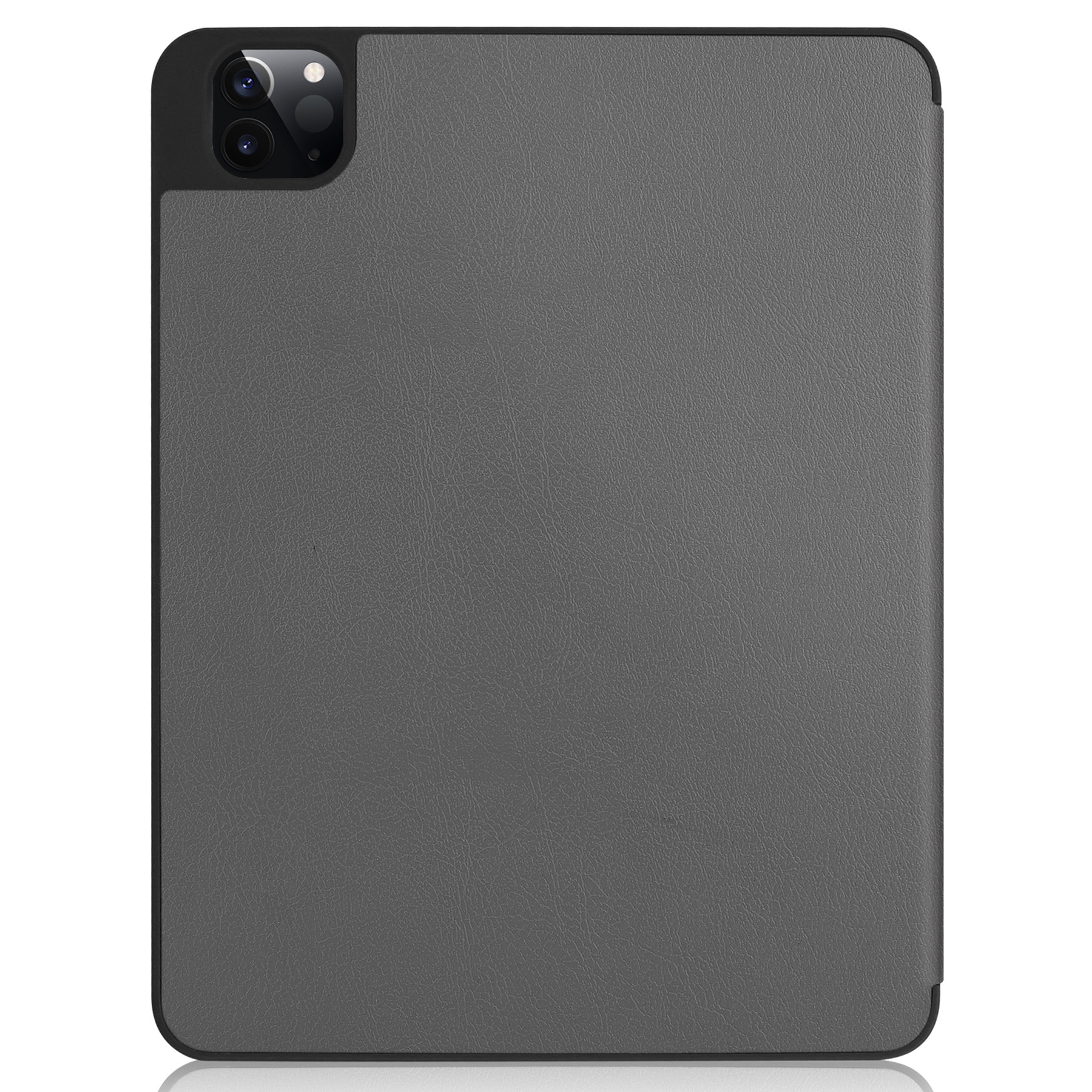 NoXx NoXx iPad Pro 12.9 inch (2022) Hoesje Met Apple Pencilhouder Met Screenprotector - Grijs