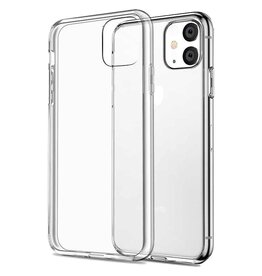 BTH iPhone 11 Hoesje Siliconen Case Back Cover Hoes - Transparant