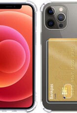 BASEY. Hoes Geschikt voor iPhone 12/12 Pro Hoesje Shock Proof Case Hoes - Hoesje Geschikt voor iPhone 12/12 Pro Hoes Cover Shockproof - Transparant