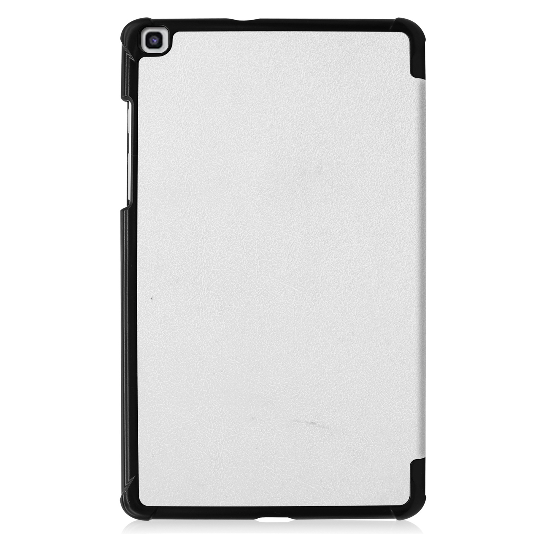 Nomfy Hoes Geschikt voor Samsung Galaxy Tab A 8.0 (2019) Hoes Tri-fold Tablet Hoesje Case - Hoesje Geschikt voor Samsung Tab A 8.0 (2019) Hoesje Hardcover Bookcase - Wit