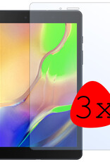 BASEY. Screenprotector Geschikt voor Samsung Galaxy Tab A 8.0 (2019) Screenprotector Tempered Glass - Screenprotector Geschikt voor Samsung Tab A 8.0 (2019) Screen Protector Beschermglas - 3 Stuks