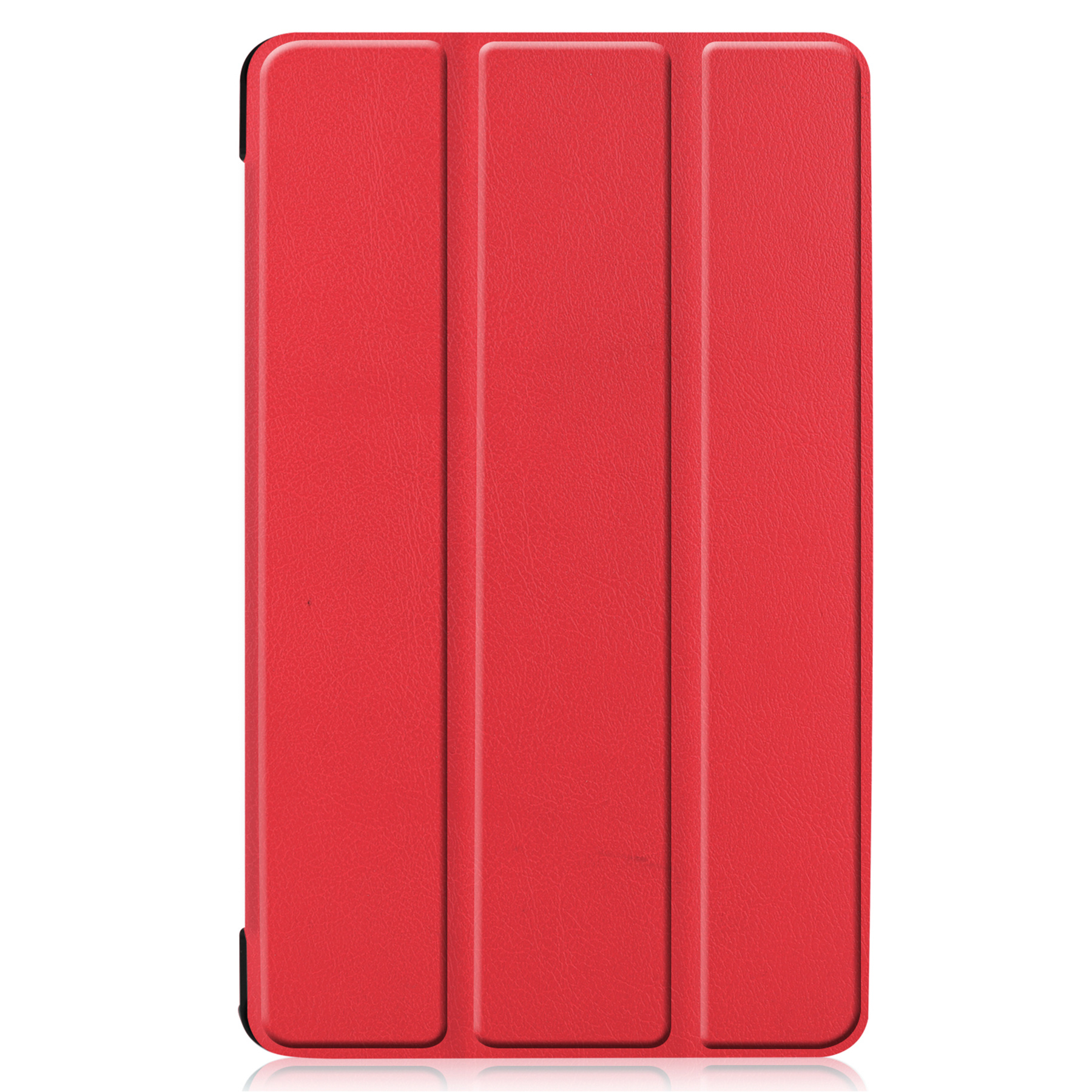 Nomfy Hoes Geschikt voor Samsung Galaxy Tab A 8.0 (2019) Hoes Tri-fold Tablet Hoesje Case - Hoesje Geschikt voor Samsung Tab A 8.0 (2019) Hoesje Hardcover Bookcase - Rood