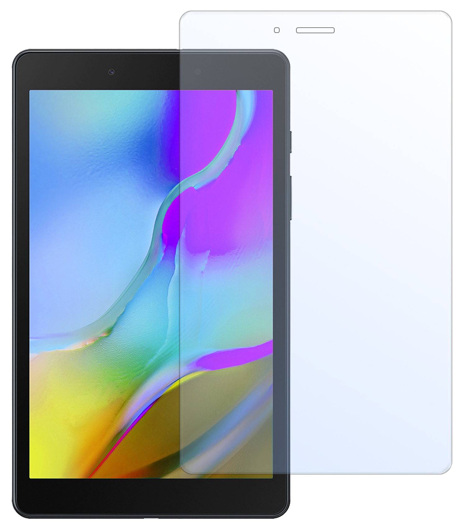 NoXx Screenprotector Geschikt voor Samsung Galaxy Tab A 8.0 (2019) Screenprotector Bescherm Glas Screen Protector