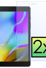 NoXx Screenprotector Geschikt voor Samsung Galaxy Tab A 8.0 (2019) Screenprotector Bescherm Glas Screen Protector - 2x