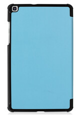 Nomfy Hoes Geschikt voor Samsung Galaxy Tab A 8.0 (2019) Hoes Tri-fold Tablet Hoesje Case - Hoesje Geschikt voor Samsung Tab A 8.0 (2019) Hoesje Hardcover Bookcase - Lichtblauw