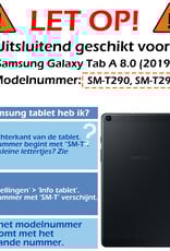 Nomfy Screenprotector Geschikt voor Samsung Galaxy Tab A 8.0 (2019) Screenprotector Bescherm Glas - Screen Protector Geschikt voor Samsung Tab A 8.0 (2019) Screenprotector Tempered Glass