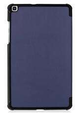 Nomfy Hoes Geschikt voor Samsung Galaxy Tab A 8.0 (2019) Hoes Tri-fold Tablet Hoesje Case - Hoesje Geschikt voor Samsung Tab A 8.0 (2019) Hoesje Hardcover Bookcase - Donkerblauw