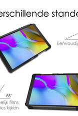 NoXx Hoesje Geschikt voor Samsung Galaxy Tab A 8.0 (2019) Hoesje Case Hard Cover Hoes Book Case - Wit