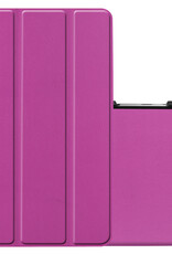 NoXx Hoesje Geschikt voor Samsung Galaxy Tab A 8.0 (2019) Hoesje Case Hard Cover Hoes Book Case - Paars