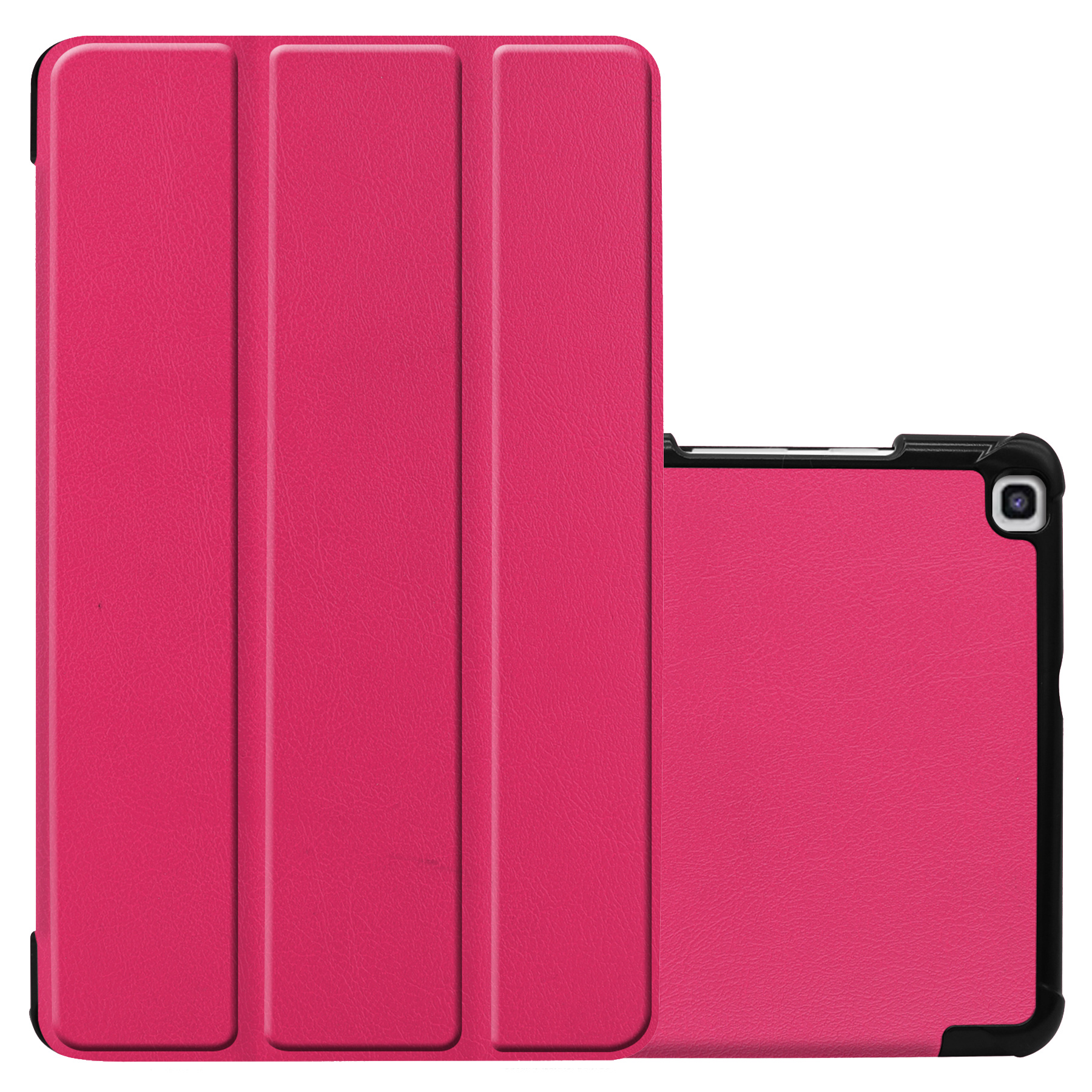 NoXx Hoesje Geschikt voor Samsung Galaxy Tab A 8.0 (2019) Hoesje Case Hard Cover Hoes Book Case - Donkerroze
