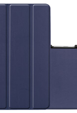 NoXx Hoesje Geschikt voor Samsung Galaxy Tab A 8.0 (2019) Hoesje Case Hard Cover Hoes Book Case - Donkerblauw
