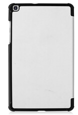 BASEY. Hoesje Geschikt voor Samsung Galaxy Tab A 8.0 (2019) Hoes Case Tablet Hoesje Tri-fold - Hoes Geschikt voor Samsung Tab A 8.0 (2019) Hoesje Hard Cover Bookcase Hoes - Wit