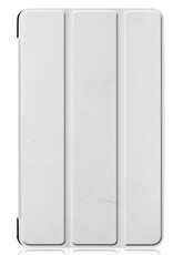 BASEY. Hoesje Geschikt voor Samsung Galaxy Tab A 8.0 (2019) Hoes Case Tablet Hoesje Tri-fold - Hoes Geschikt voor Samsung Tab A 8.0 (2019) Hoesje Hard Cover Bookcase Hoes - Wit
